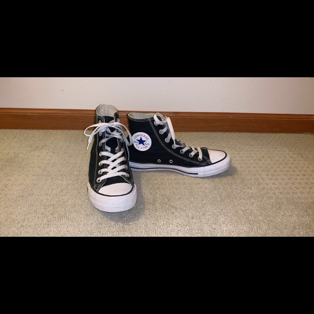 Black Hightop Converse